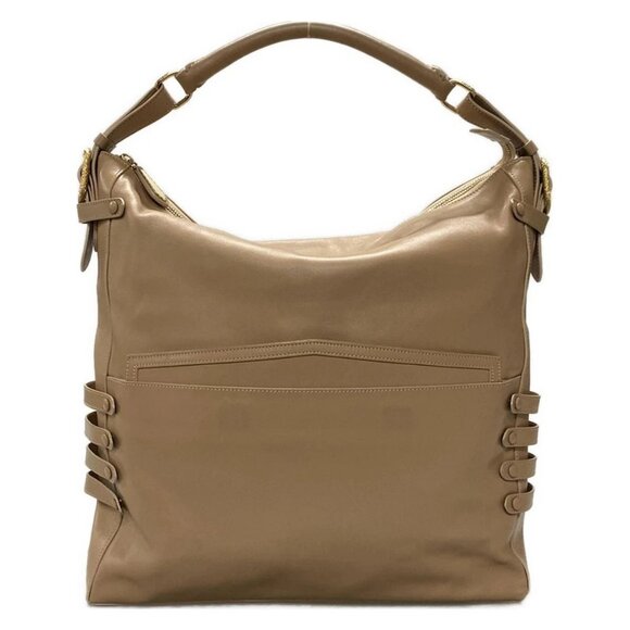 Auth CHRISTIAN LOUBOUTIN Beige Leather Handbag - Picture 1 of 11